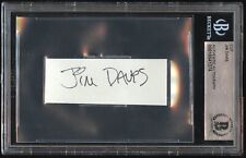 Jim Davis signed autograph auto 1x3 cut Creator of Comic Garfield BAS Slabbed picture