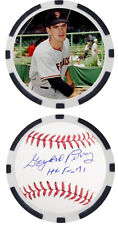 GAYLORD PERRY - SAN FRANCISCO GIANTS - POKER CHIP ***SIGNED*** picture