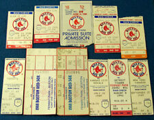 (11) 1984 - 1990 BOSTON RED SOX BASEBALL TEAM ADVERTISING TICKET STUBS picture