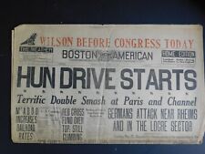 WWI Era Newspaper - Boston American - May 27 1918 - 4 pgs.  picture