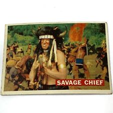 Davy Crockett Trading Cards Vintage 1956 Topps Lot of 7 picture