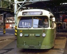 1967 PHILADELPHIA TRANSIT Trolley Bus Arrott El Station PHOTO  (212-E) picture