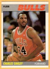 1987 FLEER BASKETBALL CARD~NM-MT CHARLES OAKLEY CHICAGO BULLS picture