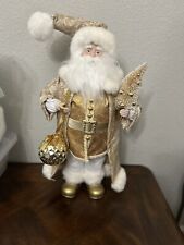 Golden Santa Neiman Marcus Christmas Holiday Decoration Statue 19