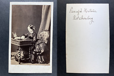 Levitsky, Paris, Princess Elena Pavlovna Kochubey Vintage cdv albumen print picture