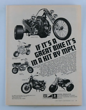1971 MPC Model Bike Kit Vintage Original Ad 8.5 x 11