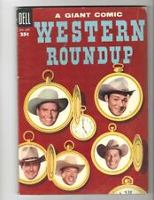 Western Round Up #10 Dell Giant 1955 Flat tight and glossy FN/VF or better picture