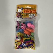 Vintage 90’s Pencil Topper Erasers New Old Stock Animals Playing Sports Diener picture