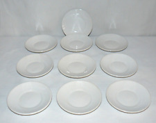 Made Exclusively For Starbucks Set 10 Matching Ceramic Demitasse Lone Saucers picture