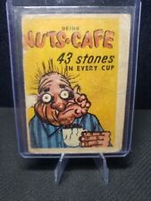 1960 TOPPS FONEY ADS  #6 NUTS CAFE 🌟 POOR 🌟  picture