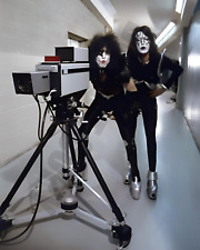 KISS Detroit Cobo Hall 1976 Paul Stanley Ace Frehley Behind Camera 8x10 Photo picture