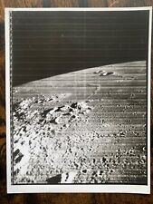 Vintage NASA Photograph - Lunar Flyover from Lunar Orbiter 1967 picture