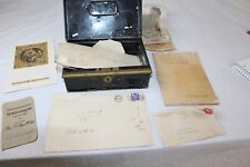 Strong Box With Keys and All Contents Vintage Estate Rescue Collectible Envelope picture
