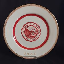 Vintage Viletta Fine China University Of Nevada Las Vegas 1967 Souvenir Plate  picture