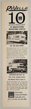 1969 Print Ad Revella Road Runner Travel Trailers & Truck Camper McCain Lima,OH picture