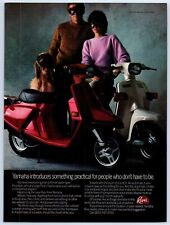 Yamaha Riva Scooter Couple PRACTICAL FOR PEOPLE 1983 Print Ad 8