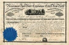 Assessment Fund Bond of the Corporation of the City of New York - General Bonds picture