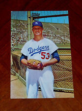 DON  DRYSDALE  Official 1960 DODGERS Postcard  LOS ANGELES COLISEUM  High Grade picture