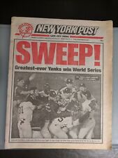 NY Yankees Newspaper Lot World Series 1996 1998 Gooden No Hitter Yearbook 1985 picture