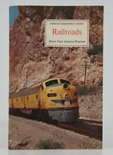 1958 American Railroads John C. Weaver UNUSED Stamp Book Know Your American Prog picture
