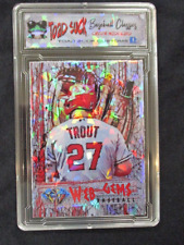 2023 Mike Trout  Web Gems  Cracked Ice Limited Edition Design Baseball picture