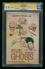 FIVE GHOSTS #1 CGC 9.8 SS x3 SIGNED SKETCH JONES, BARBIERE, MOONEYHAM 2nd PRINT picture