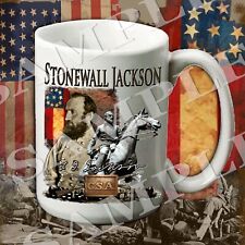 Stonewall Jackson Signature Series 15-ounce Civil War themed coffee mug picture