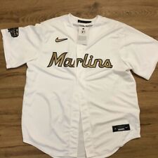 Nike Miami Marlins All Star Game 2022 White Baseball Jersey Men's Size Large New picture