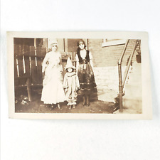 Victorian Cosplay Halloween Girls Photo c1915 St Louis Missouri Costumes A2159 picture