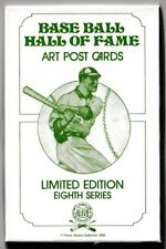 1985 Baseball Hall of Fame Art Postcards Complete Eighth Series 9 Postcards picture