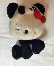 Sanrio HELLO KITTY  Panda Costume  Plush Animal Cat Teddy Bear picture