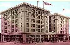 1915 SAN DIEGO CALIFORNIA SAN DIEGO HOTEL ON BROADWAY UNDIVIDED POSTCARD 44-169 picture