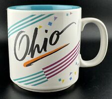 Vintage Ohio Souvenir Mug By Papel Retro Graphics Teal Inside picture