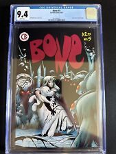 Bone #5 CGC 9.4 * 1st PRINT * White Pages Cartoon Books Jeff Smith New Case 1992 picture