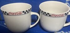 Authentic Coca Cola mugs  dinnerware Gibsons set of 2 picture