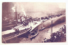 Eastland Ship Wreck Disaster Chicago Illinois Vintage Postcard 1910s Unposted    picture