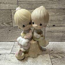 ENESCO Harry & David 5” Figurine Love One Another 1976 Vintage picture