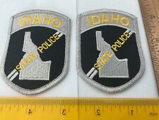 Idaho State Police collectors Hat patch set 2 pieces all new picture