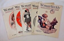 Woman's Weekly The Magazine of Service  February, March & December 1922 Set of 5 picture