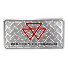 Massey Ferguson Aluminum Diamond Embossed License Plate 96124 picture