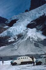 1967 Bombardier Snowmobile Athabasca Glacier Jasper Nat'l Park Canada 35mm Slide picture