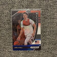 2020-21 PRIZM DRAFT PICKS #3 LAMELO BALL RED WHITE BLUE  picture