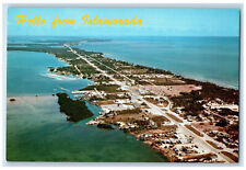 c1950's Airview of Islamorada on the Overseas Highway to Key West FL Postcard picture