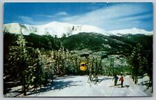 Wildcat Mountain Gondola Pinkham Notch Gorham New Hampshire Snow VNG Postcard picture