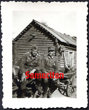 I9/38 WW2 ORIGINAL PHOTO OF GERMAN WEHRMACHT SOLDIERS ON THE EASTERN FRONT 1943 picture