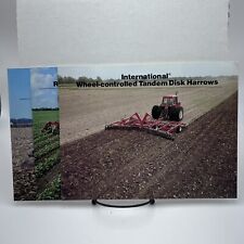 International IH Sales Brochures Harrow Cultivator Soil Conditioning picture
