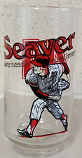 Pepsi 1981 Super Action Tom Seaver #41 Cincinnati Reds Baseball Collector Glass picture