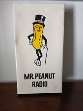 Vintage 1970s Planters Mr. Peanut Transistor AM Radio In Box W/ Original Battery picture
