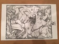 Vampirella Sketch Cover Print Lithograph Joe Madureira Mad Dynamite SDCC 2017 picture