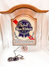 PARTS/REPAIR Vintage Pabst Blue Ribbon Beer Crystal Heritage Back Bar 20